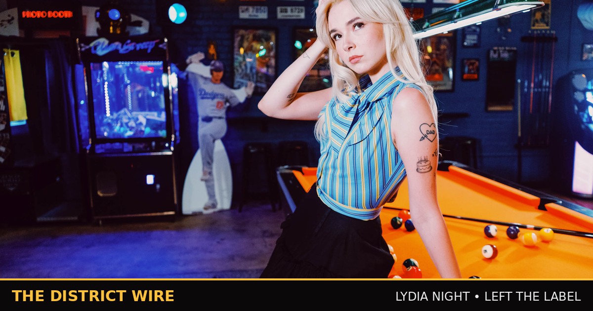 District Wire graphic: Lydia Night Goes Viral: 'I Left My Major Label and Made This Song by Myself in M